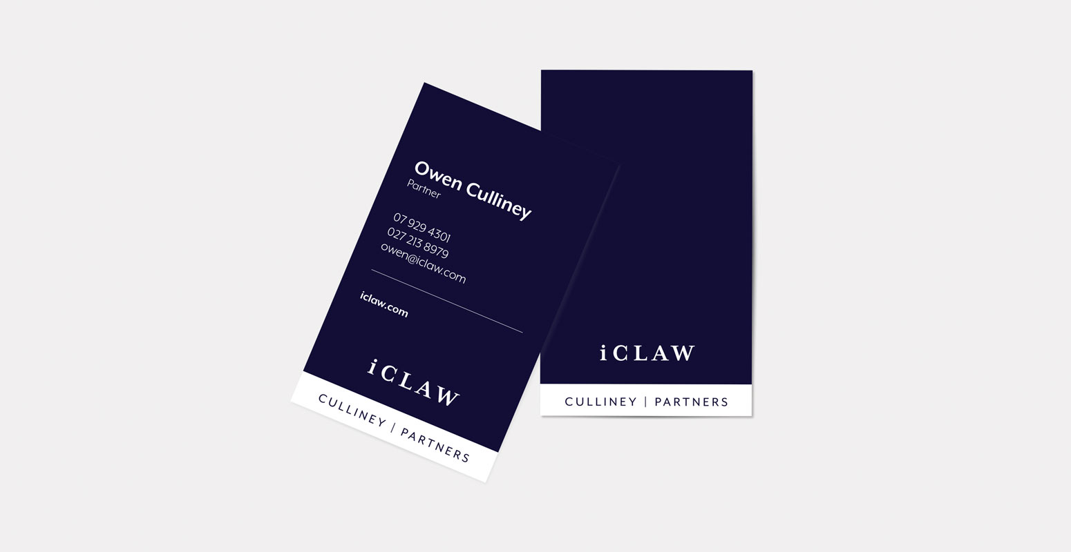 iCLAW business cards